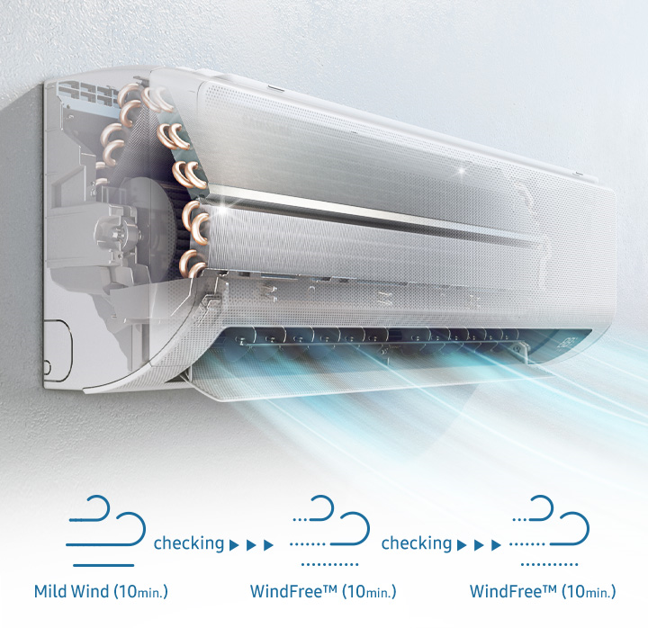 Climatiseur Samsung 24000 BTU Inverter Chaud Froid nettoyage automatique