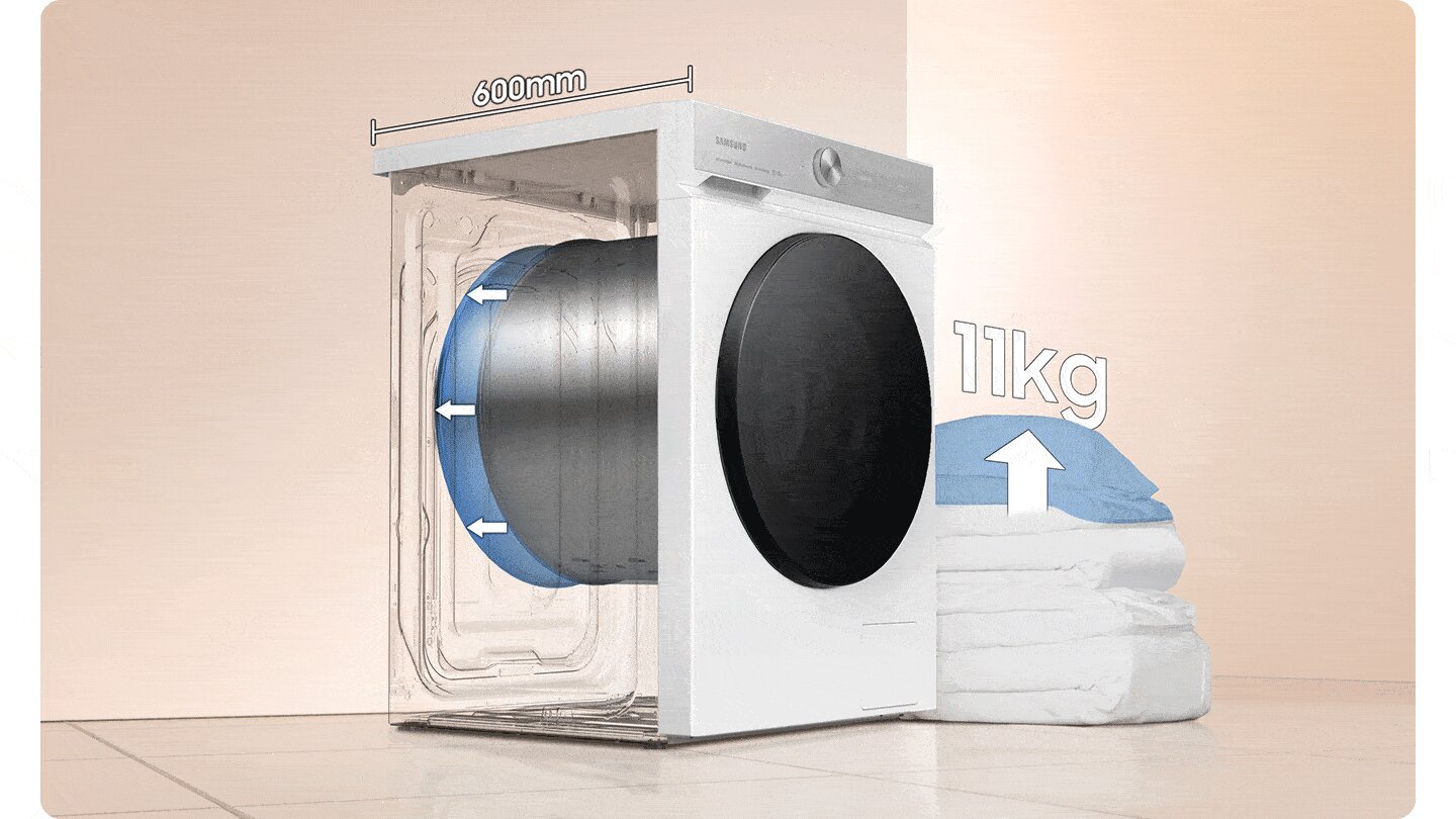 Machine à Laver Samsung Quickdrive AI EcoBubble 11kg prix tunisie
