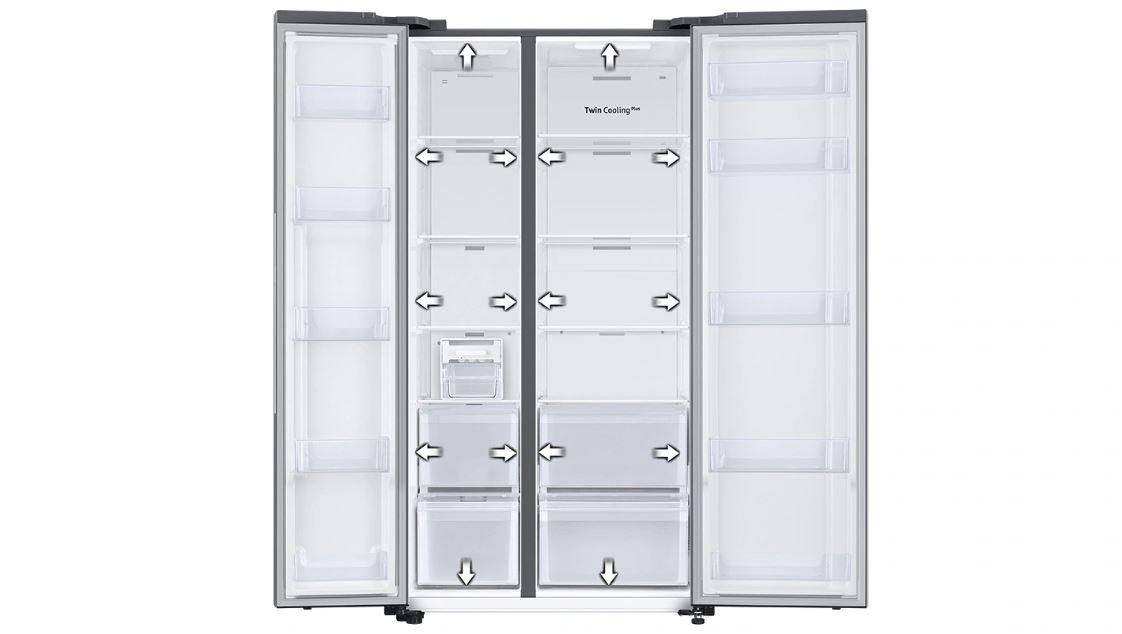 Réfrigérateur Samsung RS66 Side By Side 641L prix tunisie