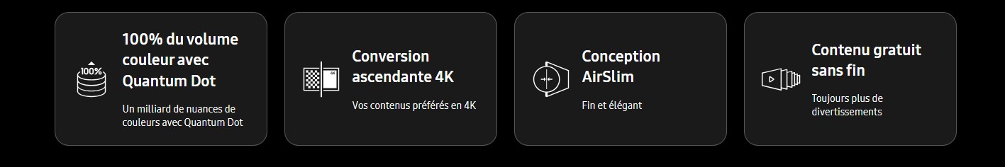 Samsung Smart Tv QLED 4K Q60D fiche technique