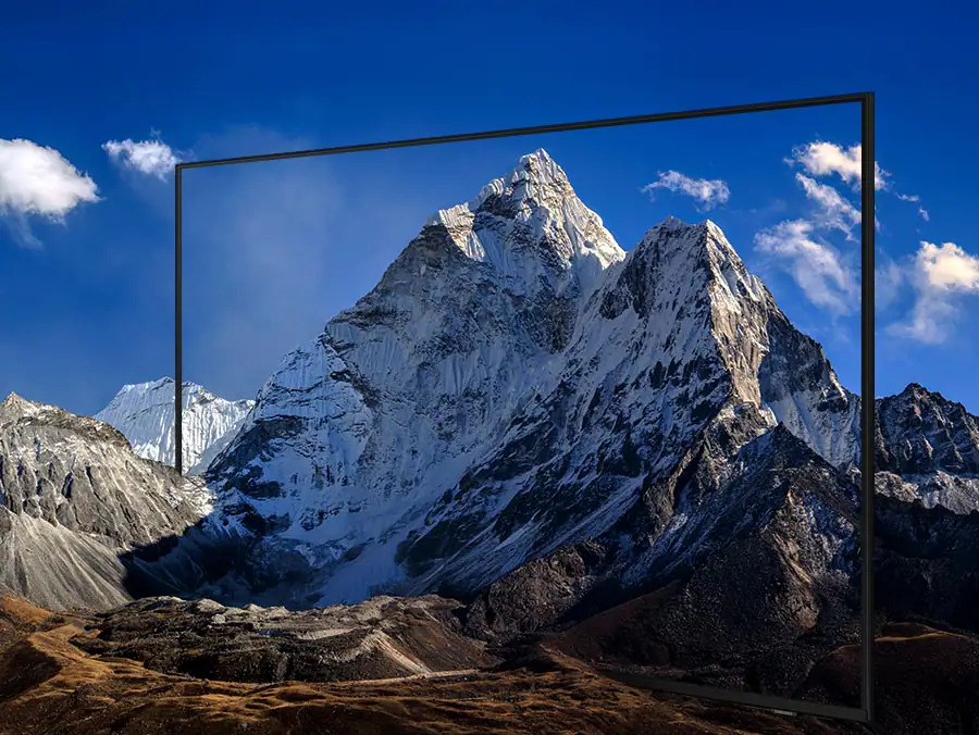 Samsung Smart Tv 70 4K Crystal UHD DU7000 design